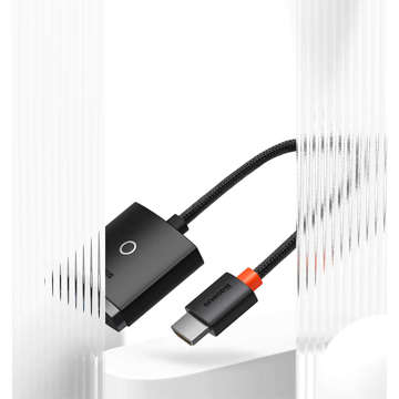 Převodníkový adaptér HDMI na VGA Audio Jack řady Baseus Lite