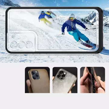 Průhledné pouzdro 3v1 pro Samsung Galaxy S21 5G (S21 Plus 5G) Rámeček Gelový kryt černý