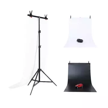 Puluz Kit / Stativ pro uchycení fotografických pozadí 70x200cm fotografická pozadí 2 ks DCA0976