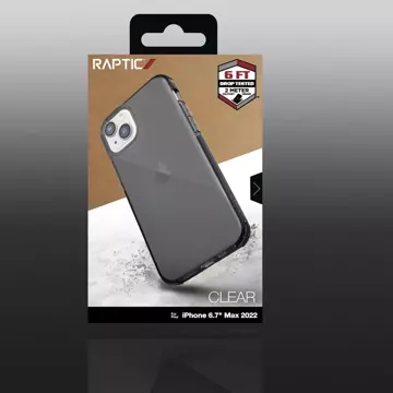 Raptic Clear Case iPhone 14 Plus pancéřový kryt šedý