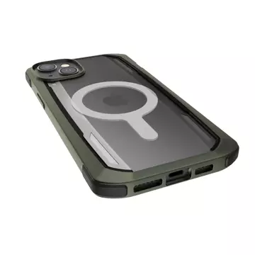 Raptic Secure Case iPhone 14 Plus s pancéřovým krytem MagSafe zeleným