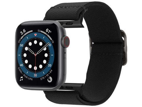 Řemínek Spigen Fit Lite pro Apple Watch 2/3/4/5/6/7 / SE 42/44 / 45 mm černý