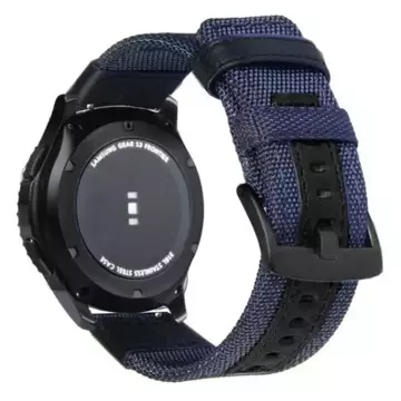 Řemínek k chytrým hodinkám Beline Řemínek k hodinkám pro 22mm Weekender modro/černý