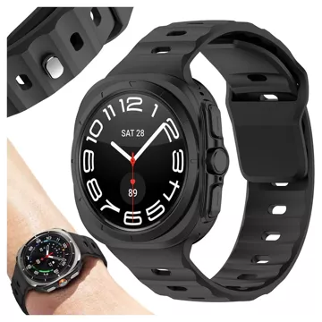 Řemínek k chytrým hodinkám Řemínek k hodinkám pro Samsung Galaxy Watch Ultra 47 mm černý