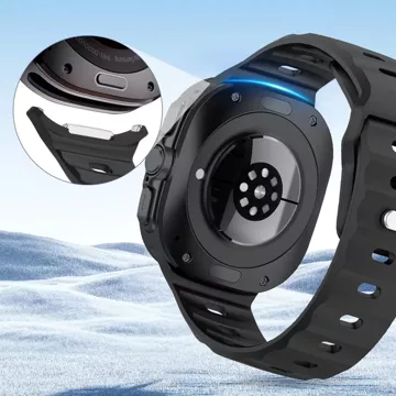 Řemínek k chytrým hodinkám Řemínek k hodinkám pro Samsung Galaxy Watch Ultra 47 mm černý