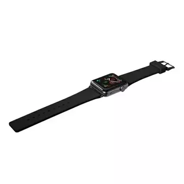 Řemínek pro chytré hodinky Laut Active pro Apple Watch 42/44/45 mm černá/černá 35139