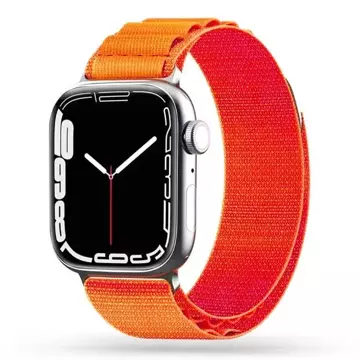 Řemínek pro chytré hodinky Nylon Pro Band pro Apple Watch 4/5/6/7/8/SE (38/40/41 MM) ORANŽOVÁ