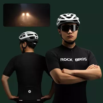 Rockbros 15120002003 cyklistický dres s krátkým rukávem L - černý