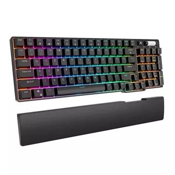 Royal Kludge RK96 RGB mechanická klávesnice, červený spínač (černý)