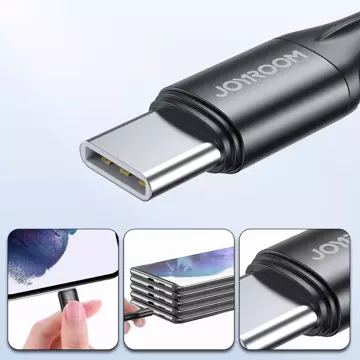 Rychlonabíjecí / datový kabel Joyroom USB Typ C - USB Typ C PD 60W 2m černý (S-2030N1-60)