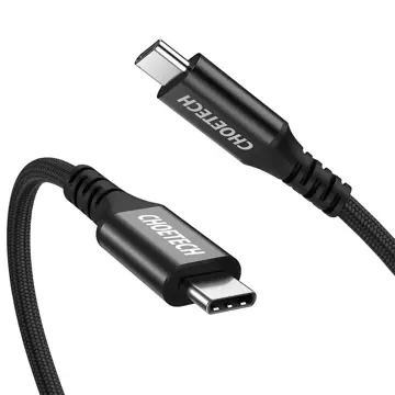 Rychlonabíjecí kabel Choetech USB Typ C - USB Typ C 3.2 Gen 2 100W Power Delivery 2m černý (XCC-1007)