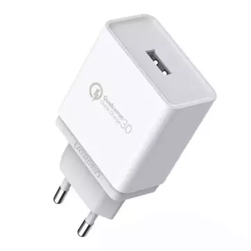 Rychlonabíječka UGREEN Quick Charge 3.0 18W 3A USB bílá (10133)