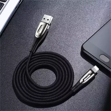 Rychlý nabíjecí kabel Joyroom Sharp Series USB-A – Lightning 3A 2m černý (S-M411)