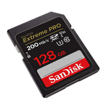 SANDISK EXTREME PRO SDXC 128GB 200/90 MB/s UHS-I U3 paměťová karta (SDSDXXD-128G-GN4IN)