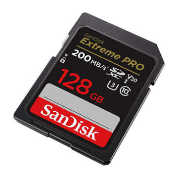 SANDISK EXTREME PRO SDXC 128GB 200/90 MB/s UHS-I U3 paměťová karta (SDSDXXD-128G-GN4IN)