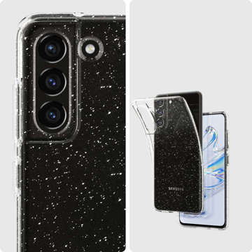 Sada na telefon Samsung Galaxy S21 FE Glitter Spigen Liquid Crystal