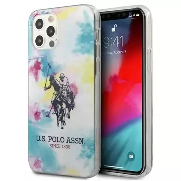 Sada na telefon US Polo USHCP12LPCUSML do vícebarevné kravaty Apple iPhone 12 Pro Max