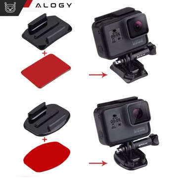 Sada příslušenství pro upevnění na přilbu Alogy 20v1 pro akční kamery GoPro, DJI, Insta360, SJCam, Eken