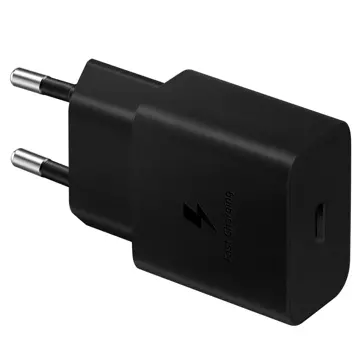 Samsung USB nástěnná nabíječka Typ C 15W PD AFC USB kabel Typ C černý (EP-T1510XBEGEU)