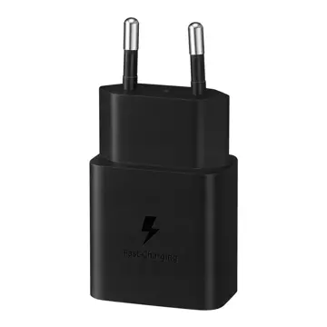 Samsung USB nástěnná nabíječka Typ C 15W PD AFC USB kabel Typ C černý (EP-T1510XBEGEU)