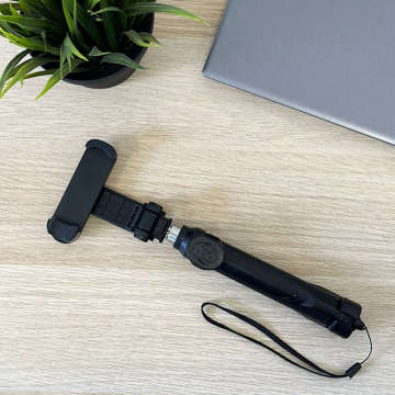 Selfie Stick Bluetooth držák telefonu Stativový držák telefonu s dálkovým ovládáním Bluetooth stativ Black