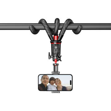 Selfie tyč L07S Bluetooth statyw Flexible Tripod Black