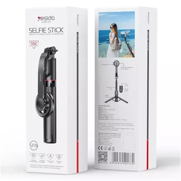 Selfie tyč L07S Bluetooth statyw Flexible Tripod Black