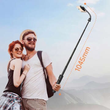 Selfie tyč L07S Bluetooth statyw Flexible Tripod Black