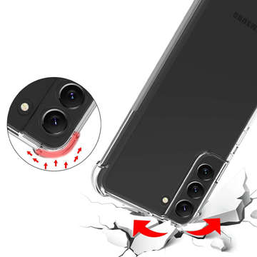 ShockProof Alogy Case pro Samsung Galaxy S22 Plus čiré sklo