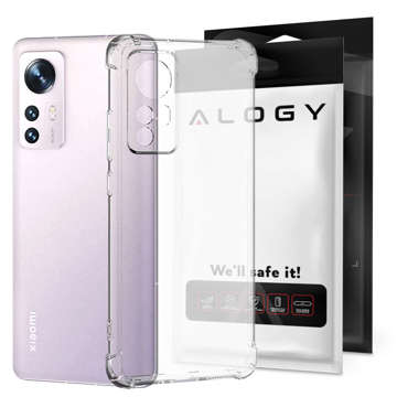 ShockProof Alogy Silikonové Armor pouzdro pro Xiaomi 12 5G Transparent