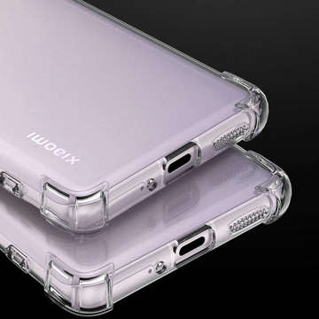 ShockProof Alogy Silikonové Armor pouzdro pro Xiaomi 12 5G Transparent