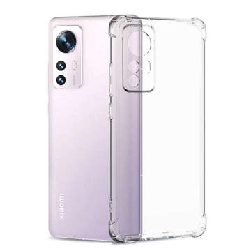 ShockProof Alogy Silikonové Armor pouzdro pro Xiaomi 12 5G Transparent