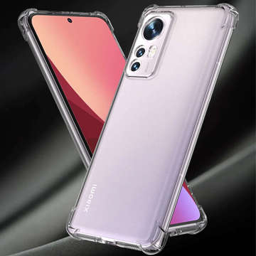 ShockProof Alogy Silikonové Armor pouzdro pro Xiaomi 12 5G Transparent