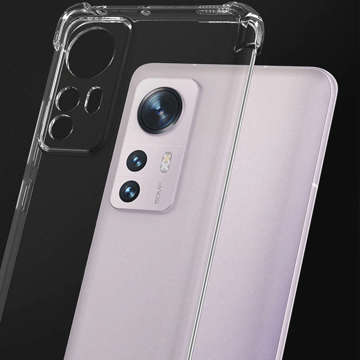 ShockProof Alogy Silikonové Armor pouzdro pro Xiaomi 12 5G Transparent