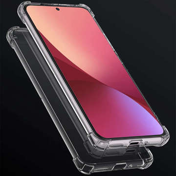 ShockProof Alogy Silikonové Armor pouzdro pro Xiaomi 12 5G Transparent