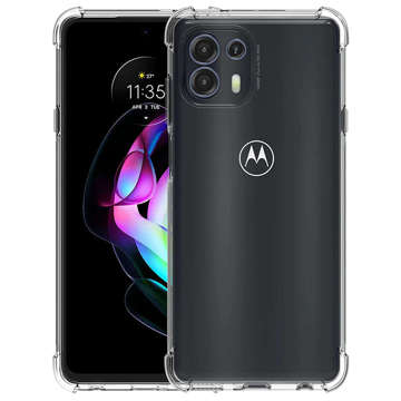 ShockProof Alogy silikonové pancéřové pouzdro pro Motorola Moto Edge 20 Lite Transparent