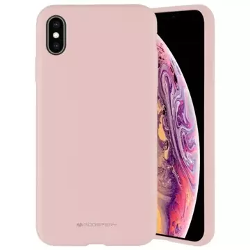 Silikonové pouzdro Mercury pro iPhone 14 Pro Max růžové pískové/růžové pískové