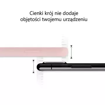 Silikonové pouzdro Mercury pro iPhone 14 Pro Max růžové pískové/růžové pískové