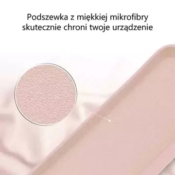 Silikonové pouzdro Mercury pro iPhone 14 Pro Max růžové pískové/růžové pískové