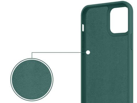 Silikonové pouzdro Ring Ultra Slim Alogy pro iPhone 12/12 Pro 6.1 Green Glass