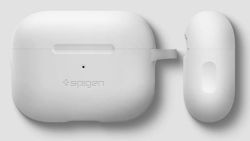 Silikonové pouzdro Spigen Fit pro Apple Airpods Pro bílé