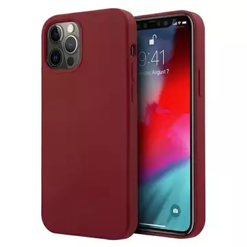 Silikonový pevný obal Tone On Tone pro iPhone 12 Pro Max červený/červený