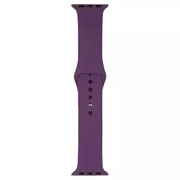 Silikonový řemínek Beline pro Apple Watch 38/40/41 mm fialový/fialový