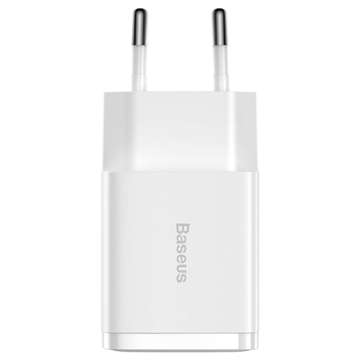 Silná nabíječka Baseus Compact 2x USB 2.1A 10.5W bílá