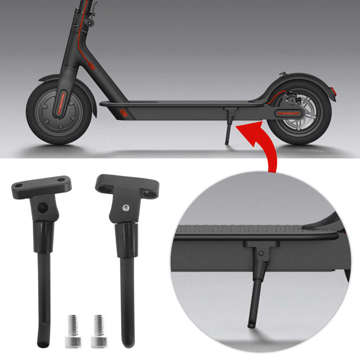 Skládací noha na elektrokoloběžku Kickstand pro Xiaomi M365 / Pro Black