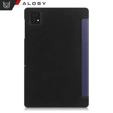 Skleněné pouzdro pro T-Mobile T Tablet 5G 10,36" pouzdro na tablet Alogy Book Cover Case Navy Blue Stylus Zdarma