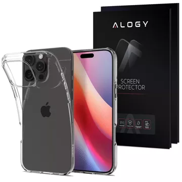 Skleněné pouzdro pro iPhone 16 Pro Max Spigen Liquid Crystal pouzdro na telefon