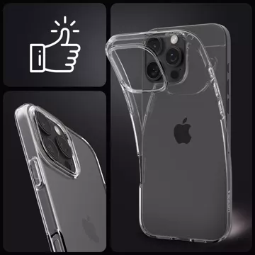 Skleněné pouzdro pro iPhone 16 Pro Max Spigen Liquid Crystal pouzdro na telefon