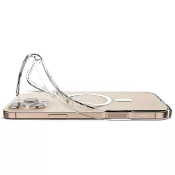 Skleněné pouzdro pro iPhone 16 Pro Spigen Liquid Crystal Mag Magsafe ochranné pouzdro pro telefon Clear