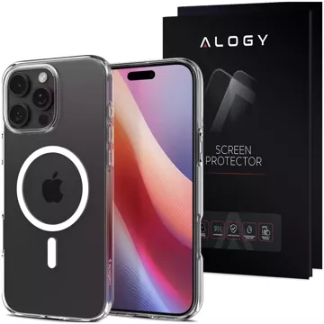 Skleněné pouzdro pro iPhone 16 Pro Spigen Liquid Crystal Mag Magsafe ochranné pouzdro pro telefon Clear